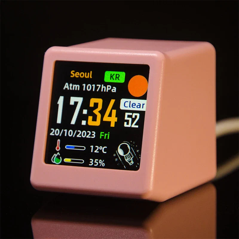 Smart Mini Wifi Weather Station and Clock