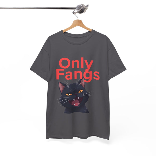 Only Fangs Anime Cat  - Unisex T-shirt
