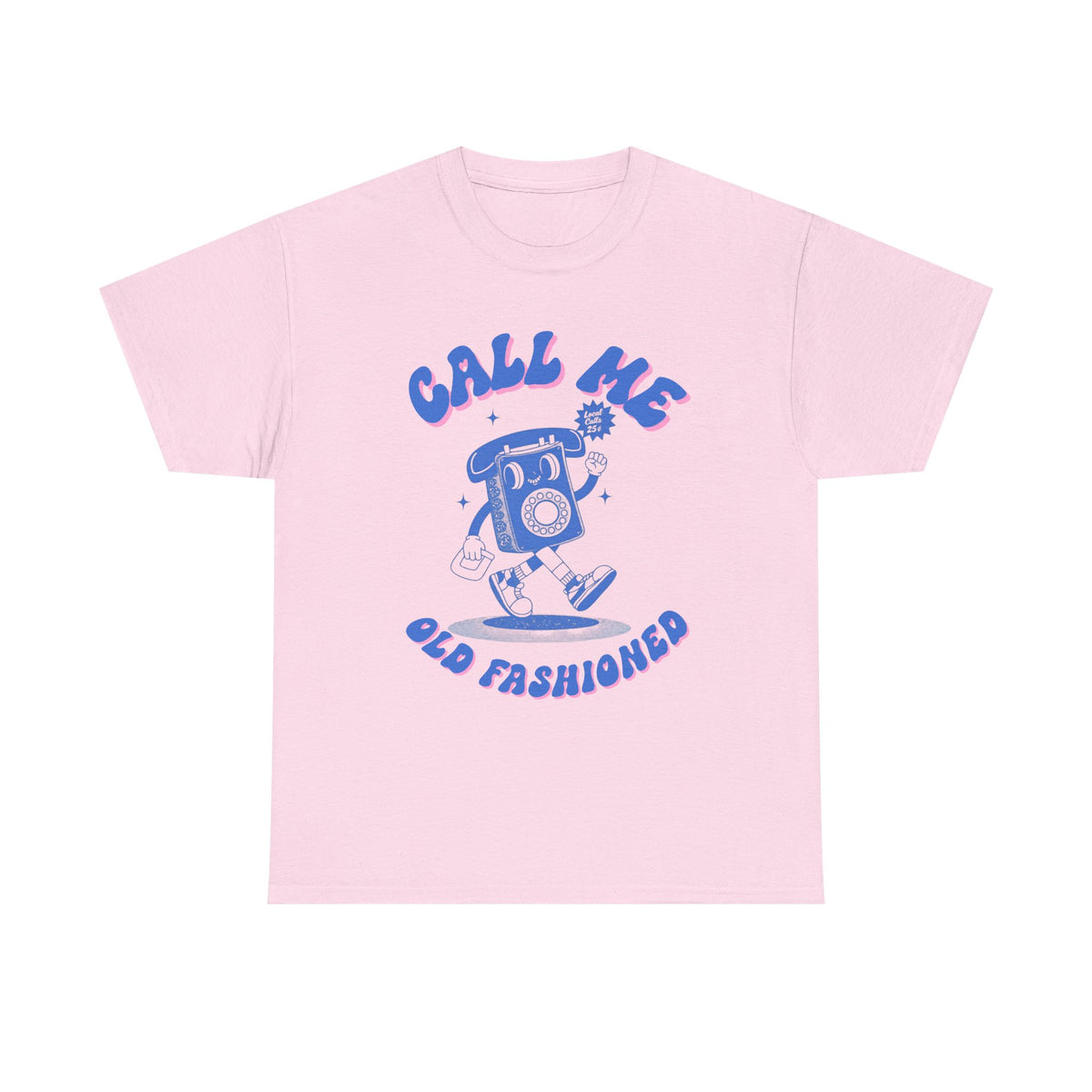 Call Me Old Fashioned Telephone Blue |  Unisex T-shirt