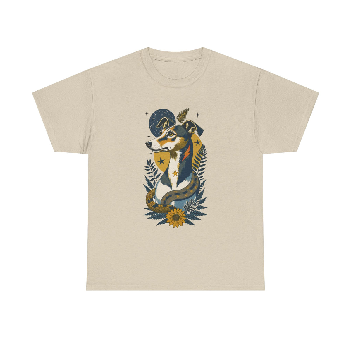 Greyhound Vintage Style Tattoo Graphic T-Shirt