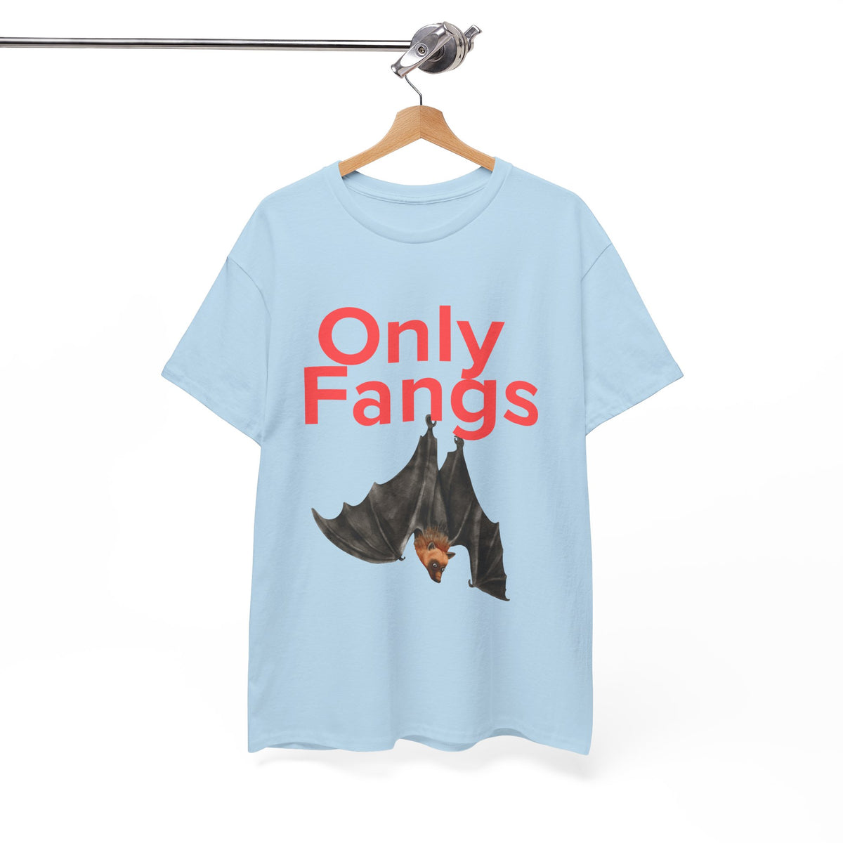 Only Fangs Hanging Bat  - Unisex T-shirt