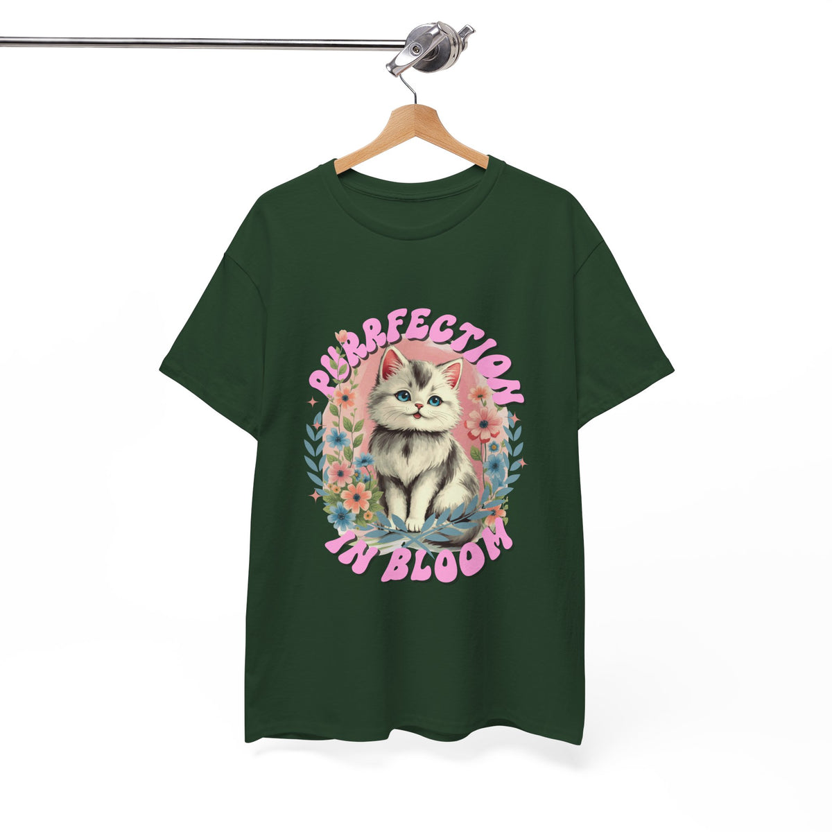 Purrfection In Bloom Cat |  Unisex T-shirt