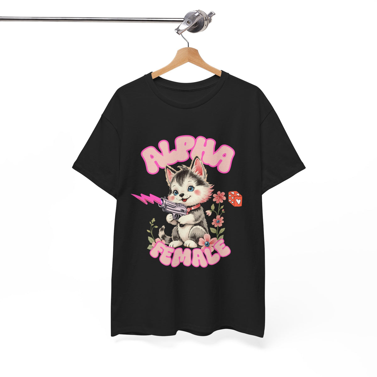 Alpha Female Cat with Ray Gun |  Unisex T-shirt
