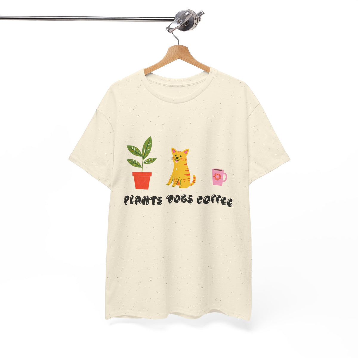 Plants Dogs Coffee Bubble |  Unisex T-shirt