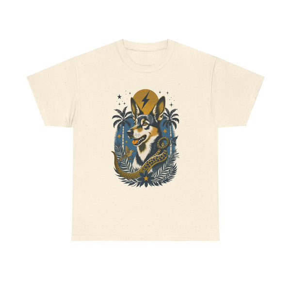 German Shepard Vintage Style Tattoo Graphic T-Shirt