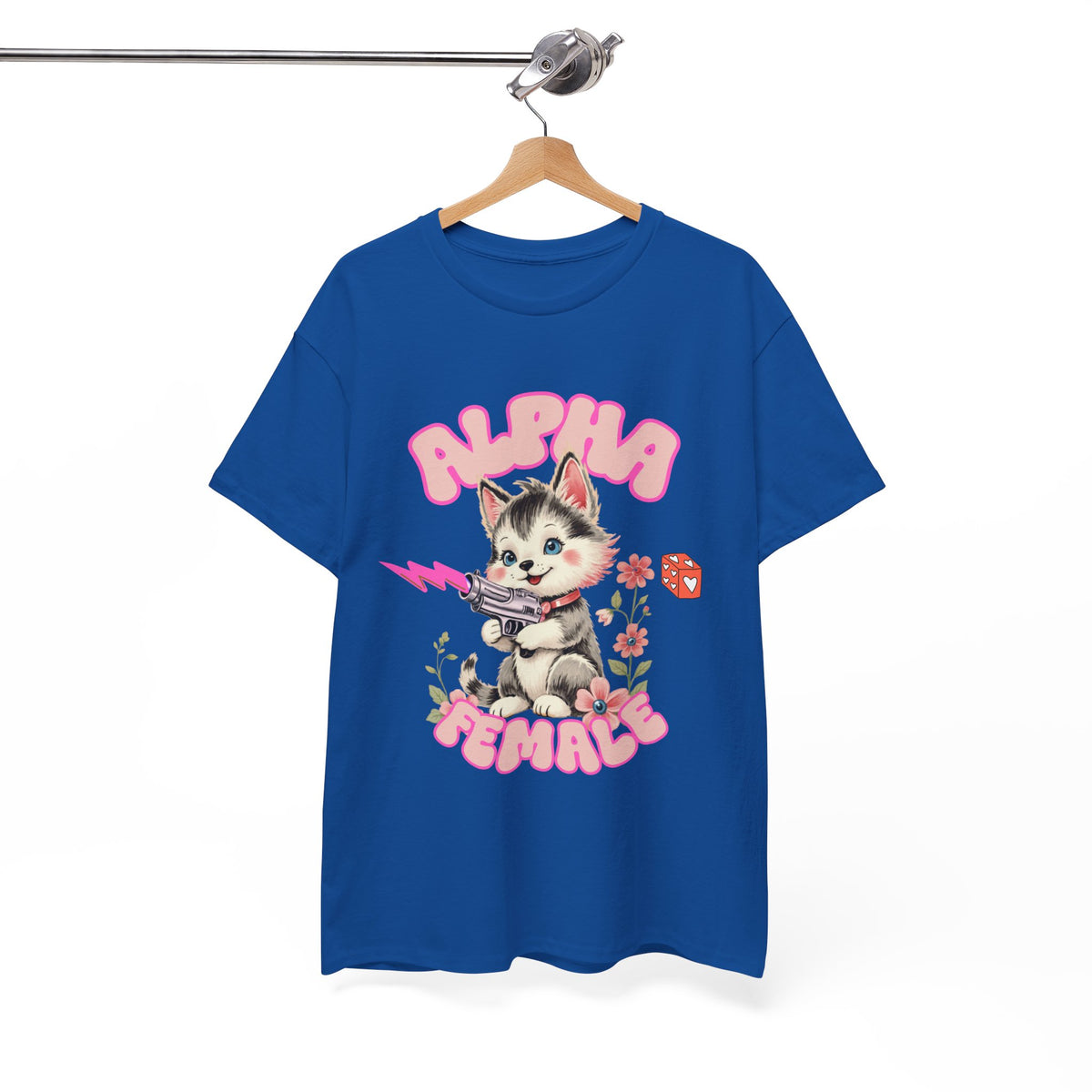 Alpha Female Cat with Ray Gun |  Unisex T-shirt