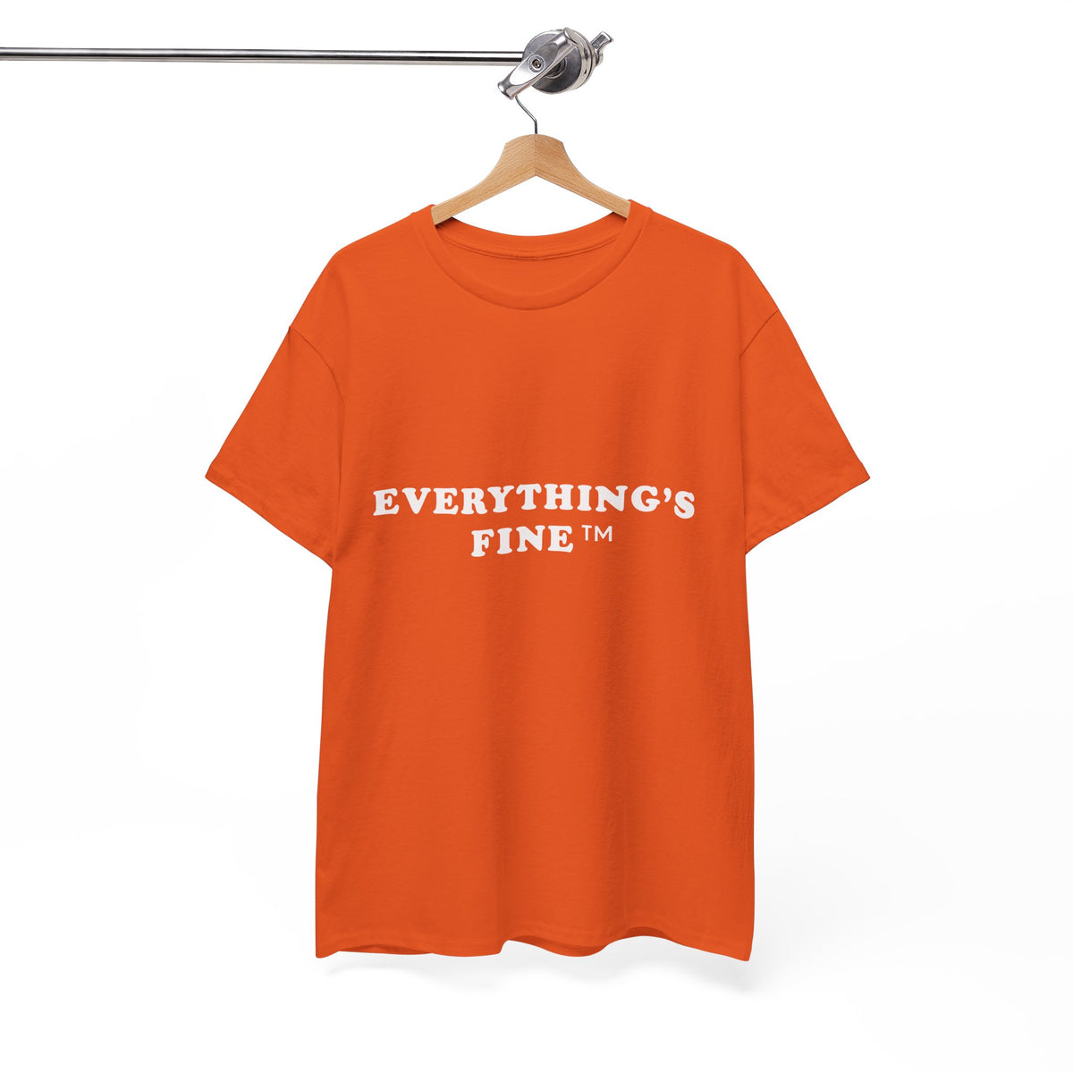 Everything’s Fine T-Shirt for High-Functioning Meltdowns by Electrik Land.