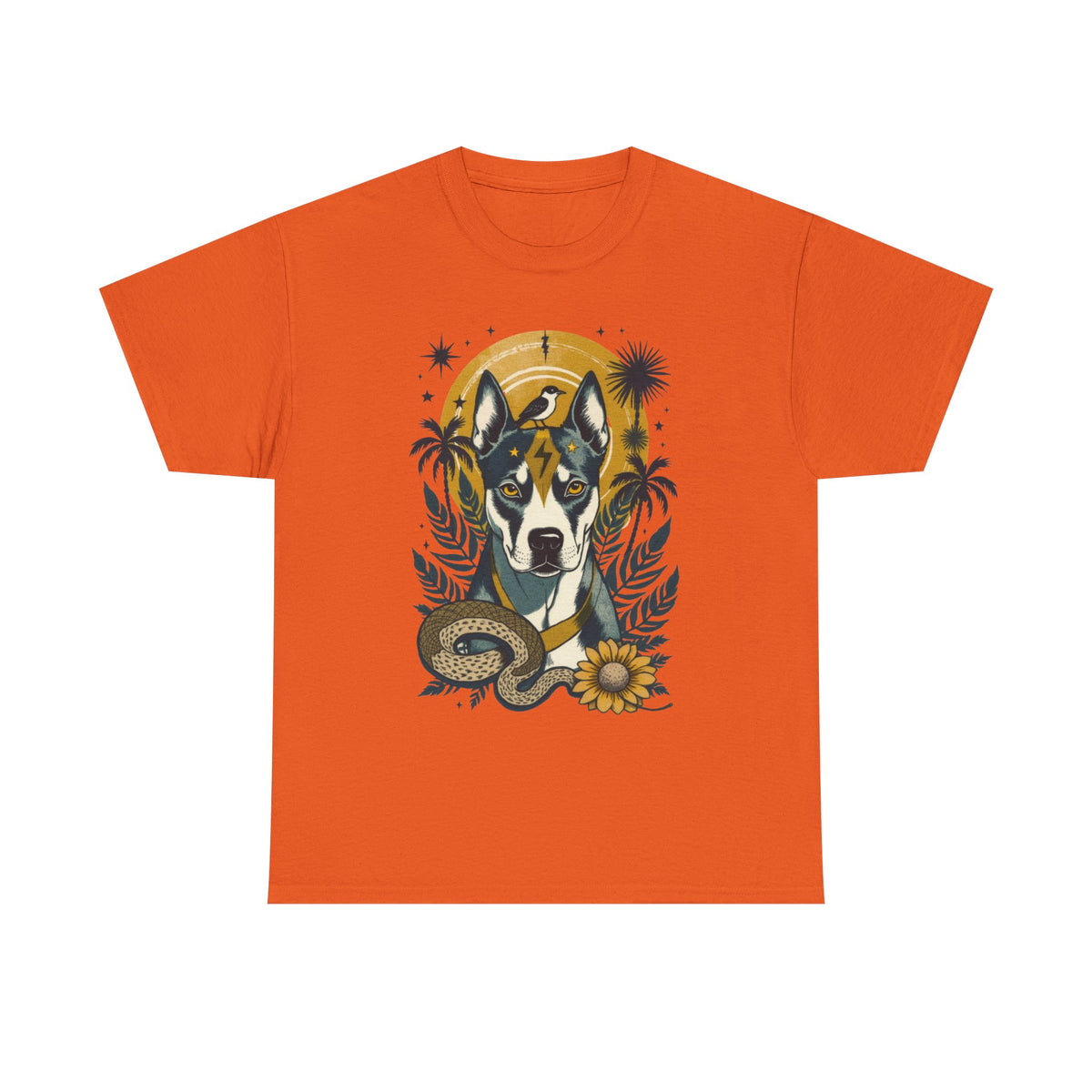 Pit Bull Vintage Style Tattoo graphic T-Shirt