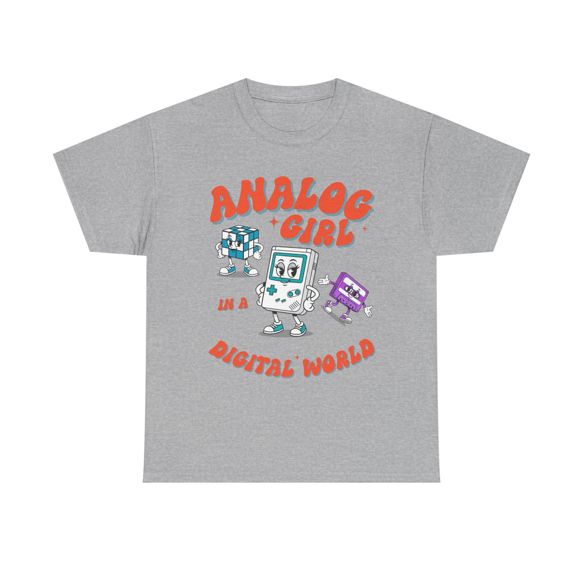 Analog Girl in a Digital World Retro  | Unisex T-shirt