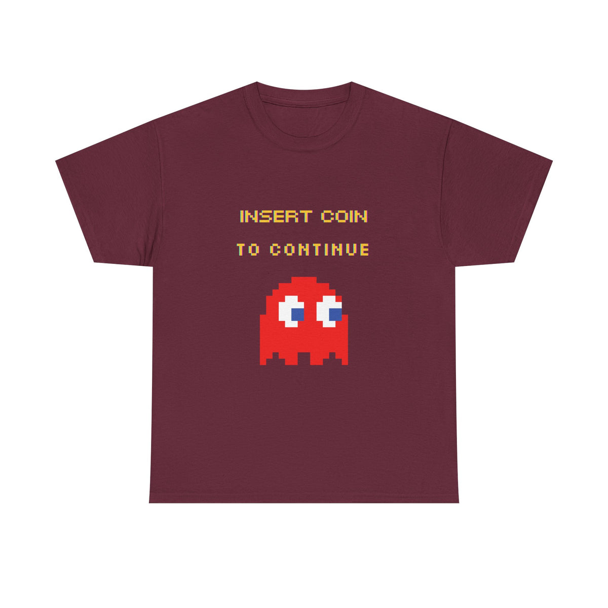 Insert Coin To Continue Pac Man  | Unisex T-shirt
