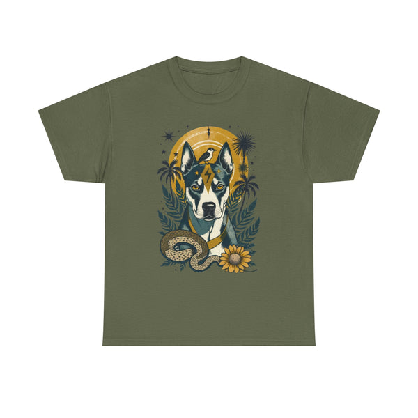 Pit Bull Vintage Style Tattoo graphic T-Shirt