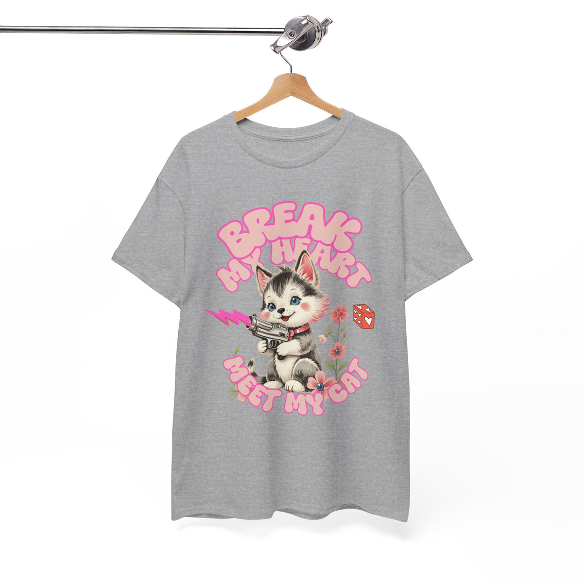 Break My Heart Meet My Cat |  Unisex T-shirt