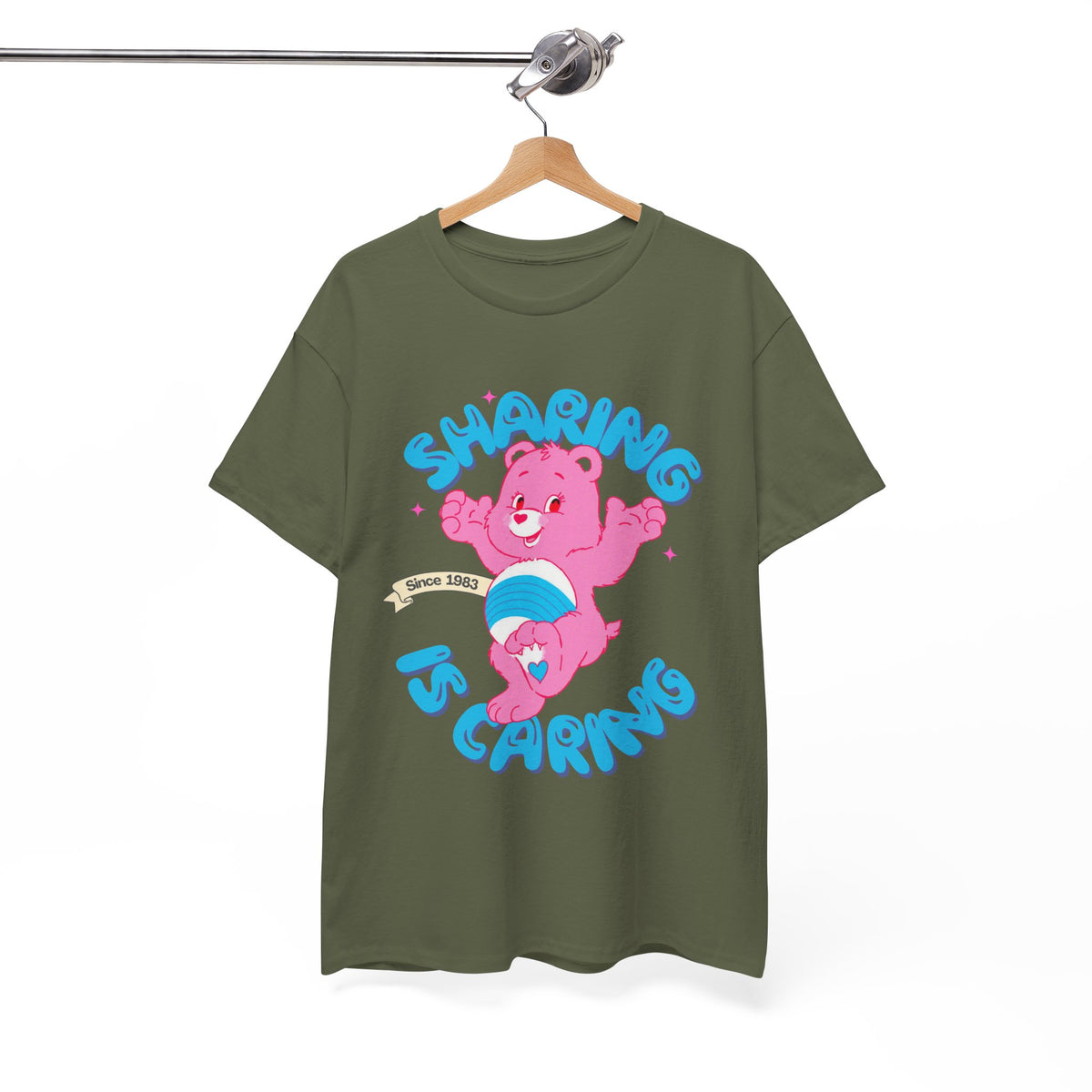 Sharing is Caring Pink/ Blue | Care Bear Unisex T-shirt