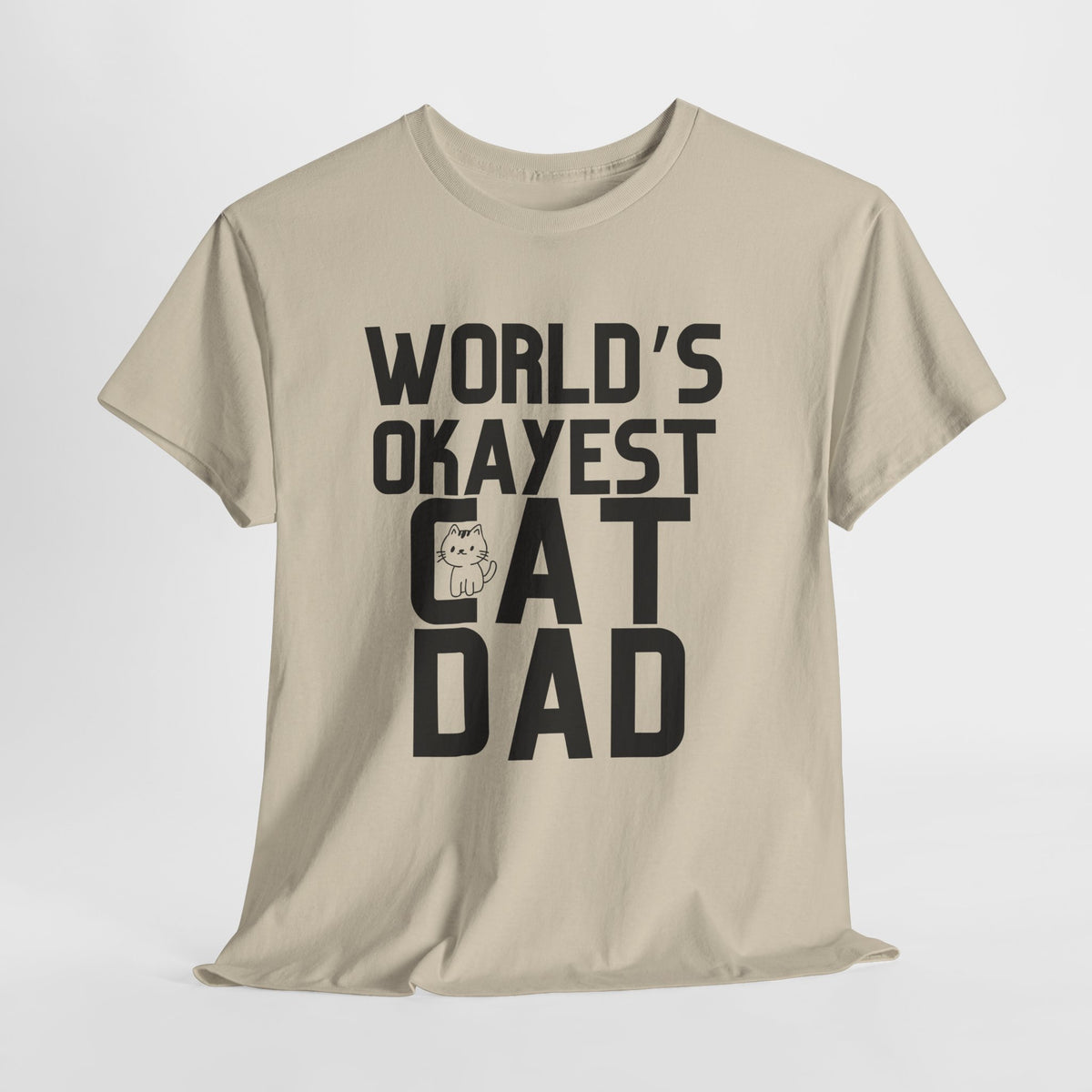 World's Okayest Cat Dad - Unisex T-shirt