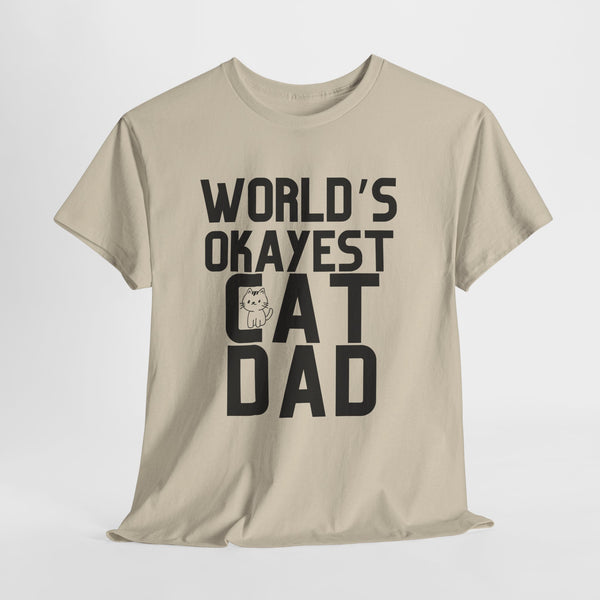 World's Okayest Cat Dad - Unisex T-shirt