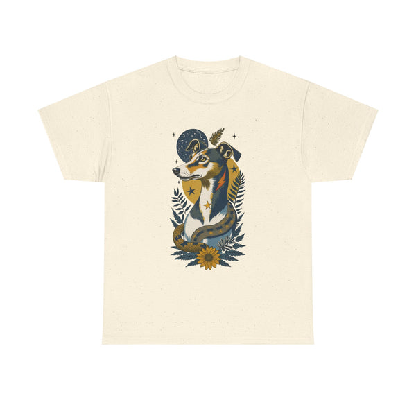 Greyhound Vintage Style Tattoo Graphic T-Shirt