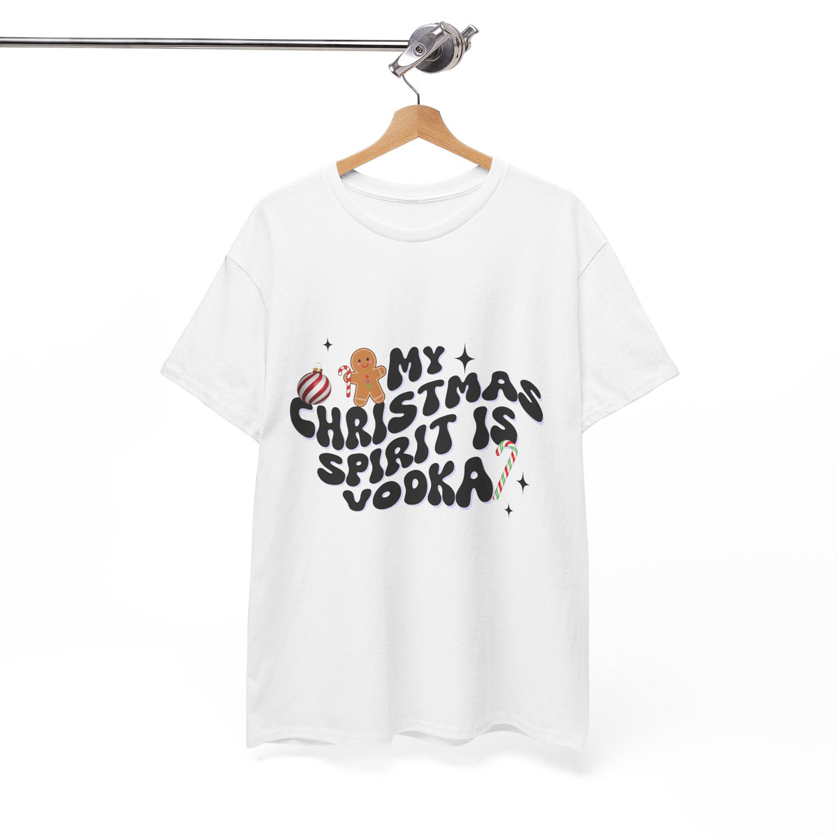My Christmas Spirit Is Vodka - Unisex T-shirt
