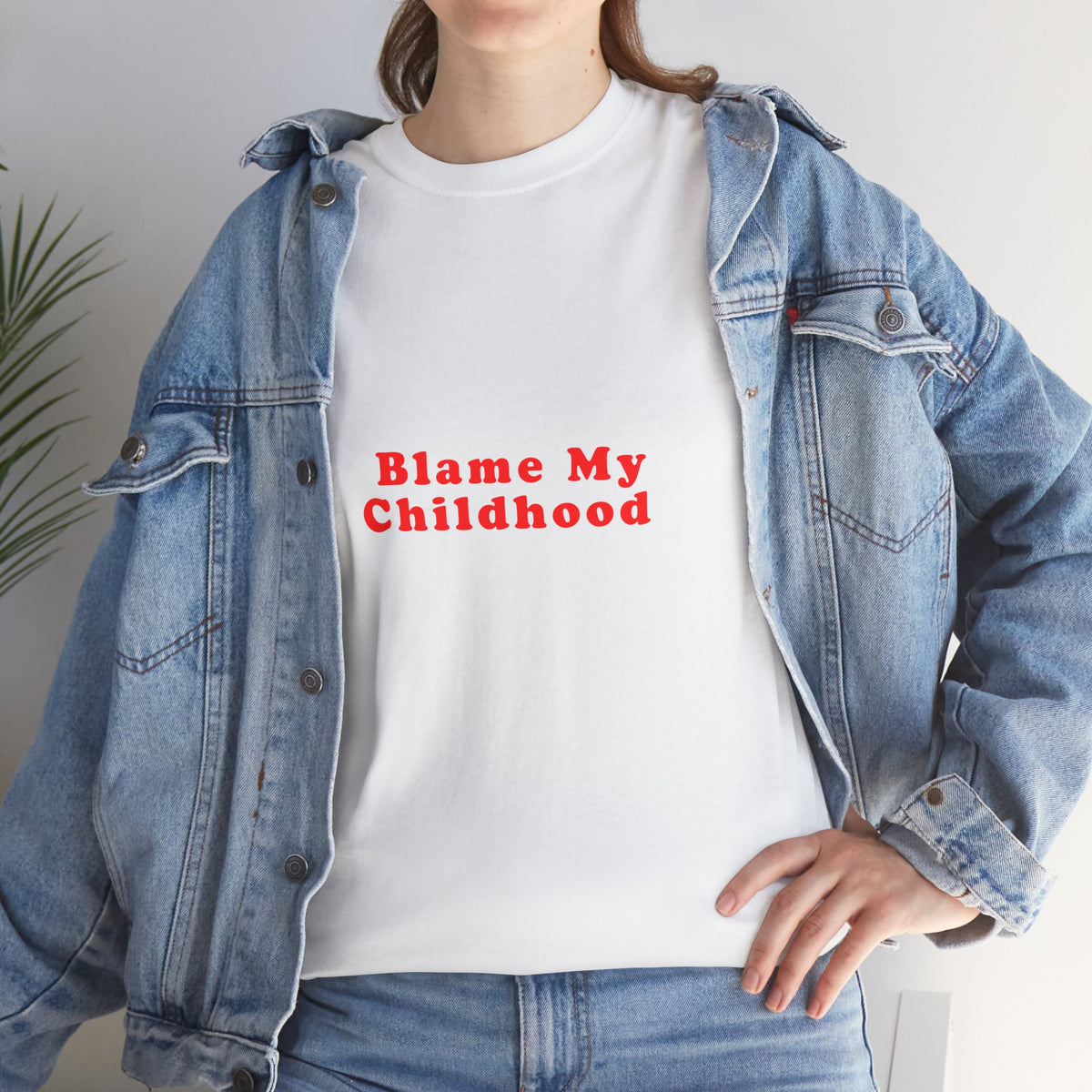 Blame my Childhood – Statement T-Shirt by Electrik Land