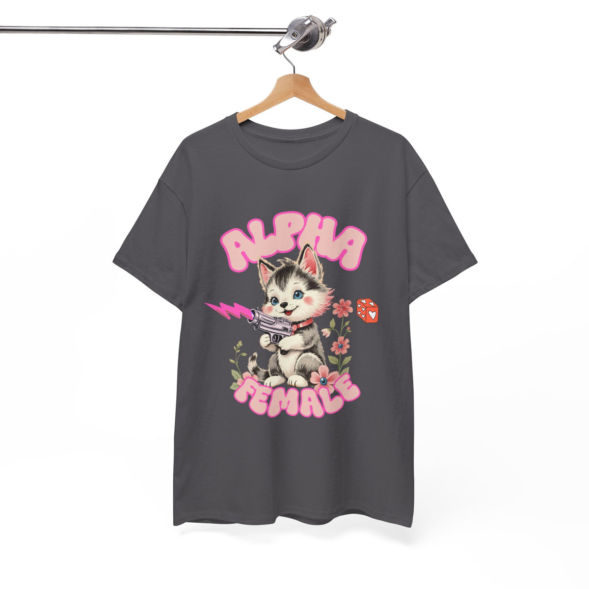 Alpha Female Cat with Ray Gun |  Unisex T-shirt