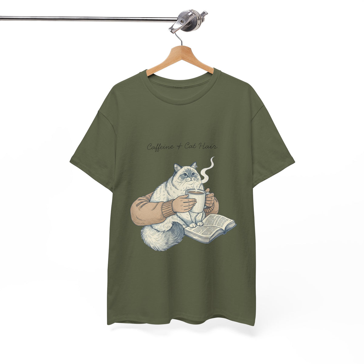 Caffeine And Cat Hair  - Unisex T-shirt