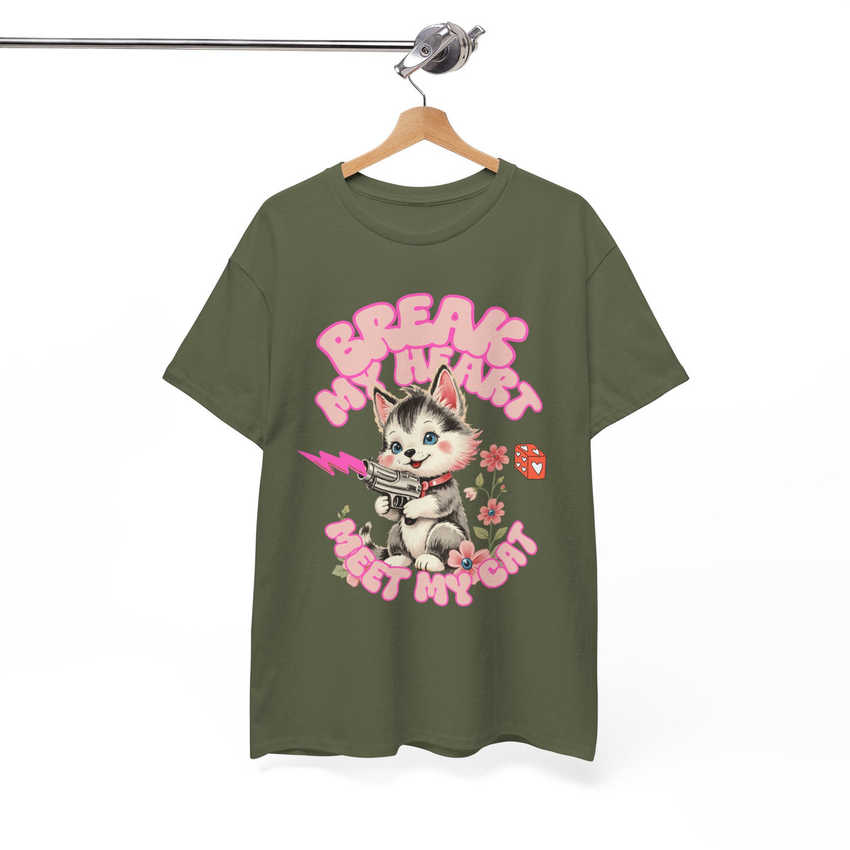Break My Heart Meet My Cat |  Unisex T-shirt
