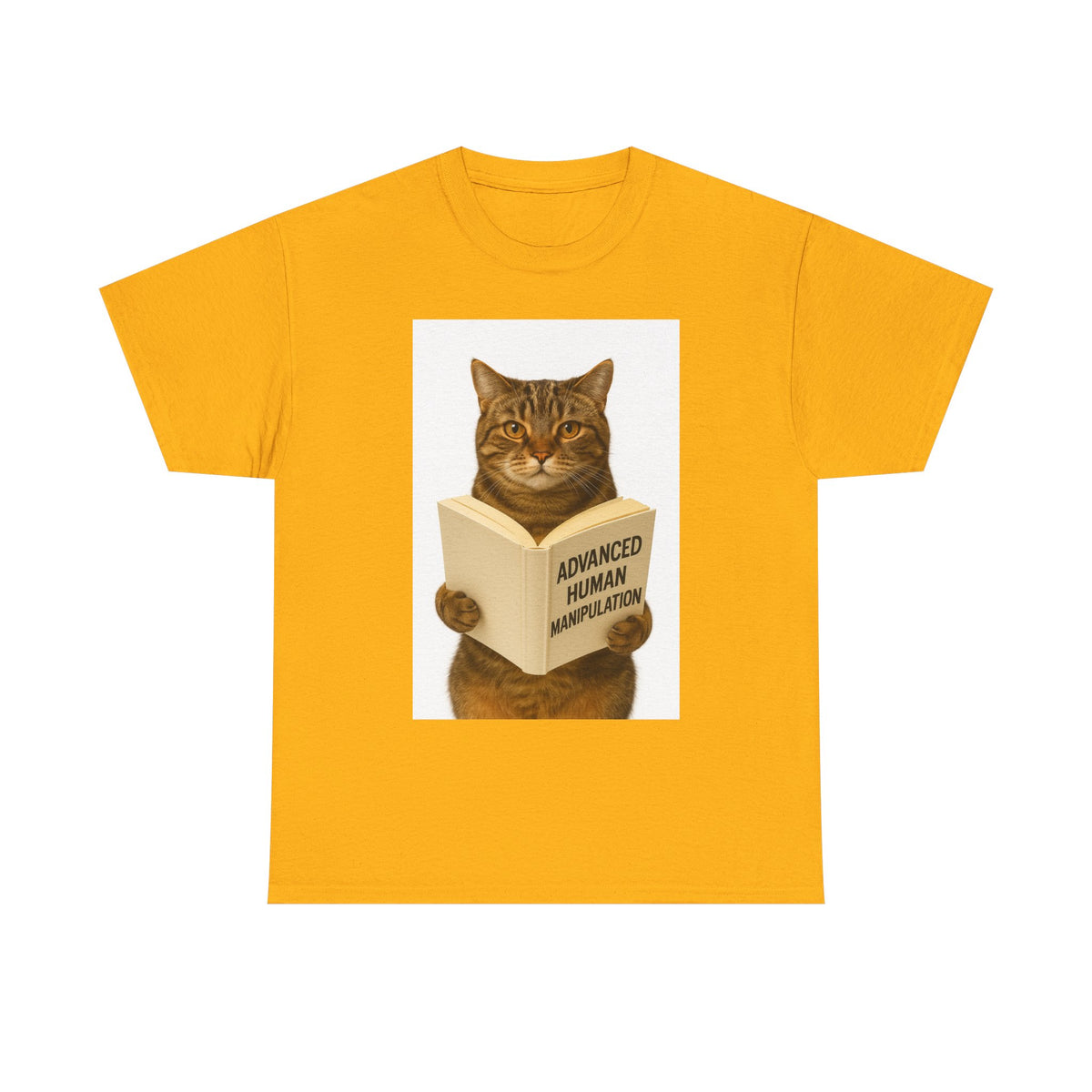 Your Pet Reads a book. Custom T-Shirt.