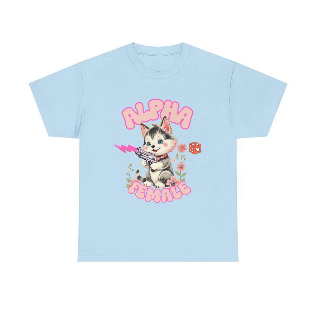 Alpha Female Cat with Ray Gun |  Unisex T-shirt