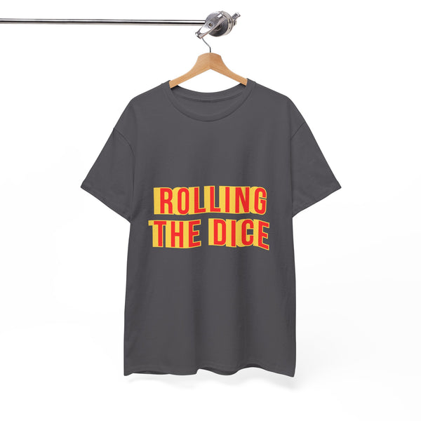 Rolling The Dice T-Shirt for Questionable Decisions by Electrik Land.