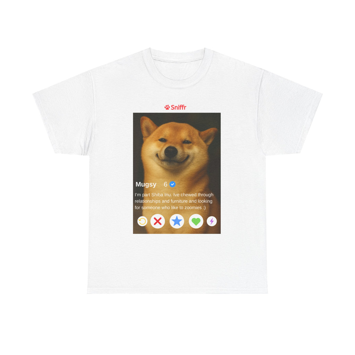 Fake Dating Bio for your Pet  - Custom Unisex Tee