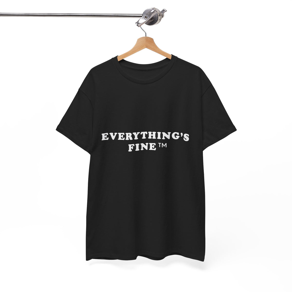 Everything’s Fine T-Shirt for High-Functioning Meltdowns by Electrik Land.