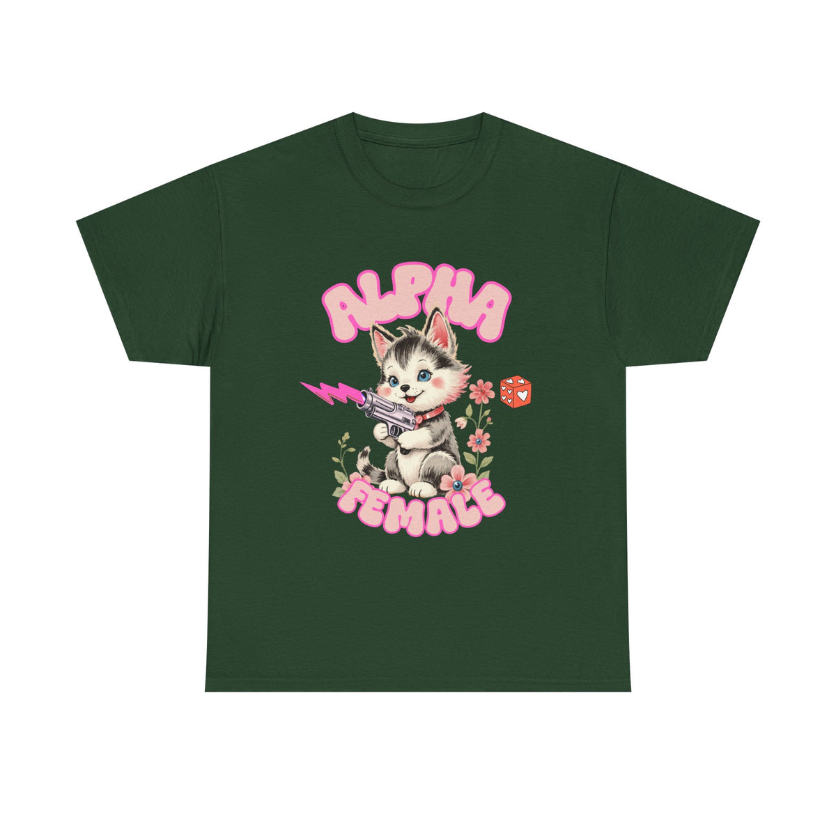 Alpha Female Cat with Ray Gun |  Unisex T-shirt