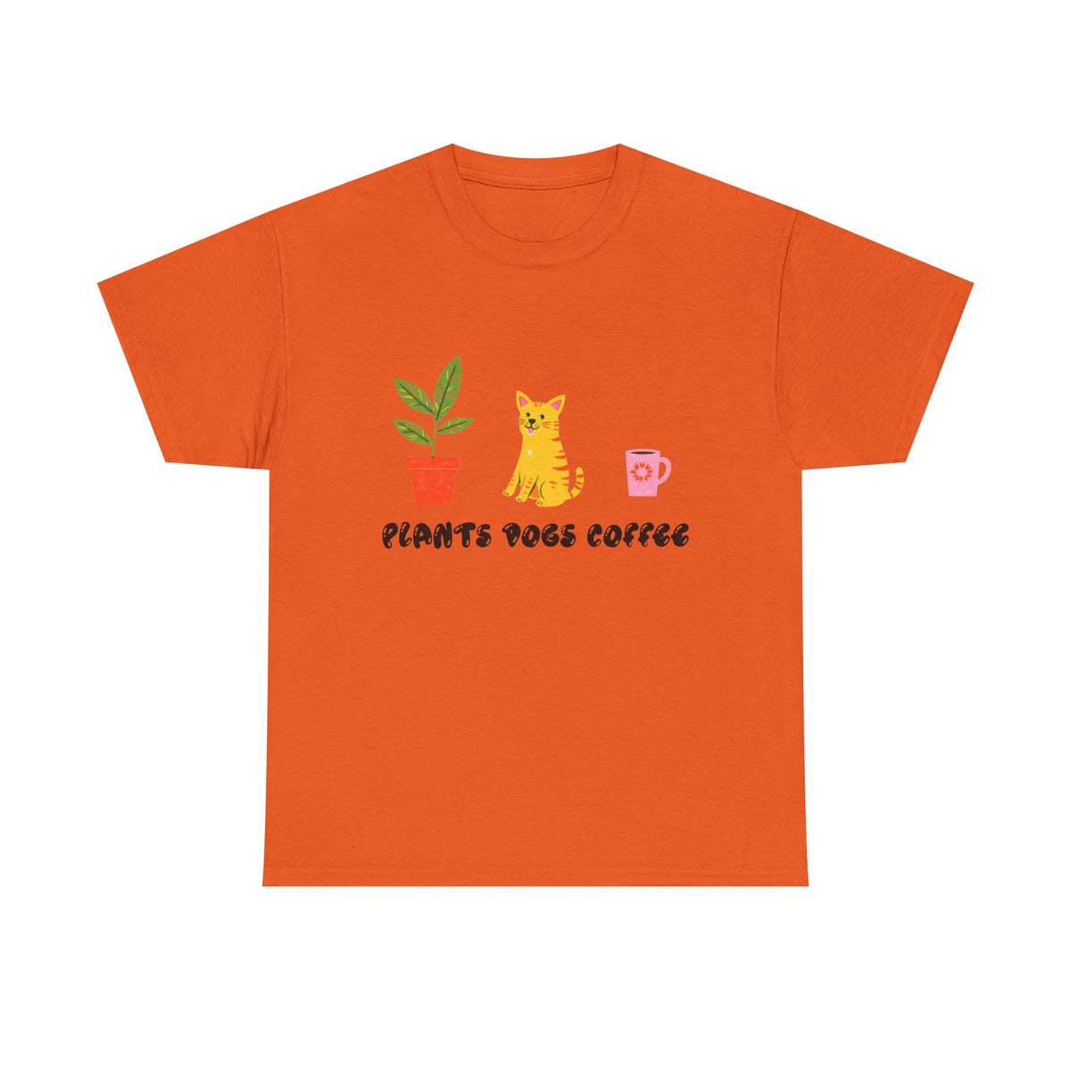 Plants Dogs Coffee Bubble |  Unisex T-shirt