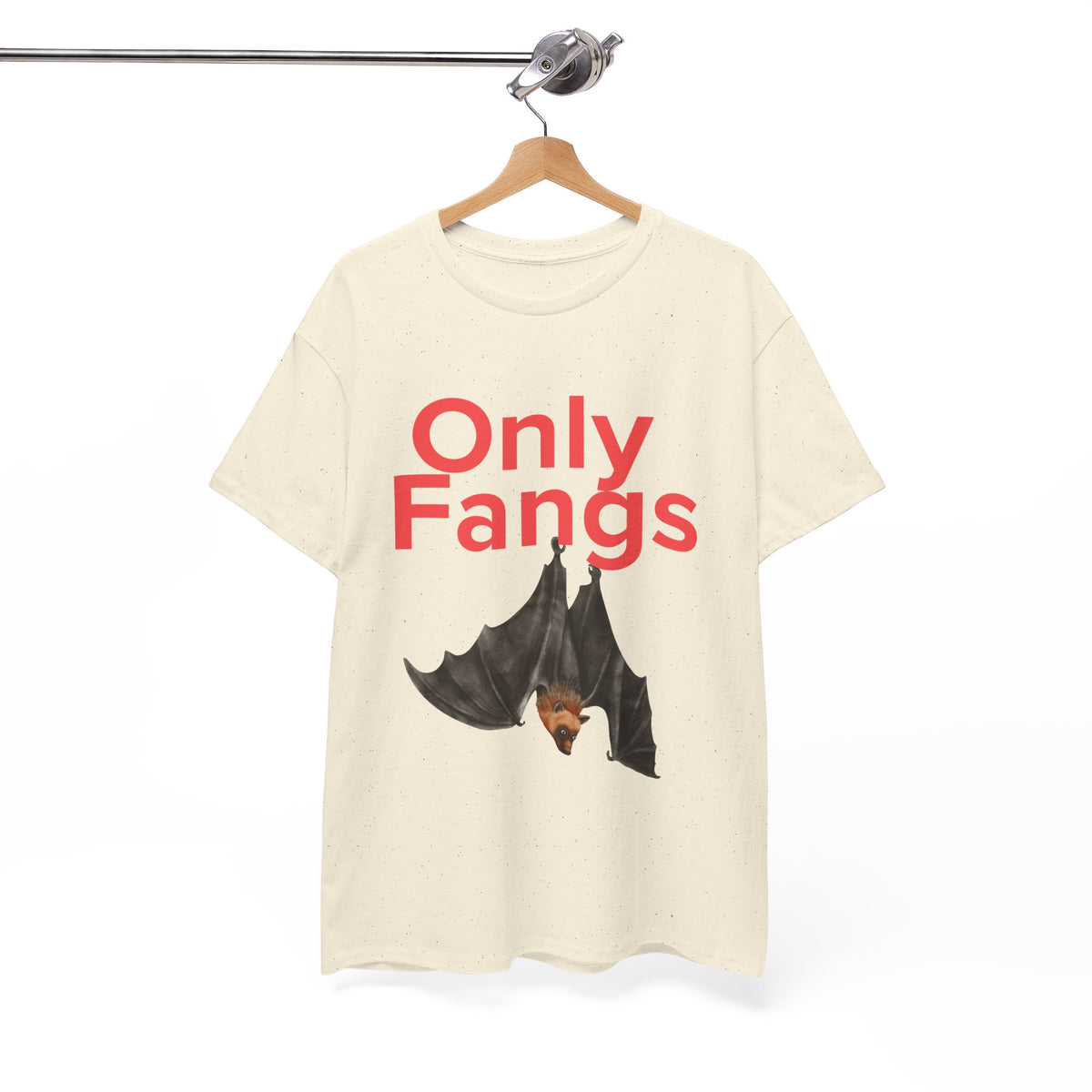 Only Fangs Hanging Bat  - Unisex T-shirt