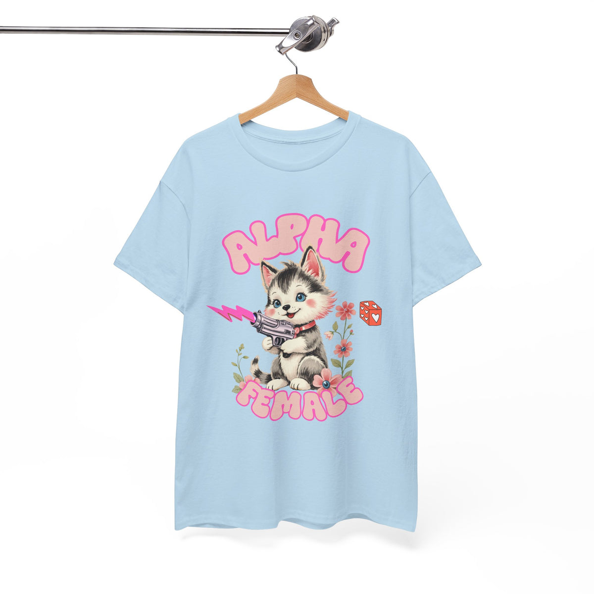 Alpha Female Cat with Ray Gun |  Unisex T-shirt