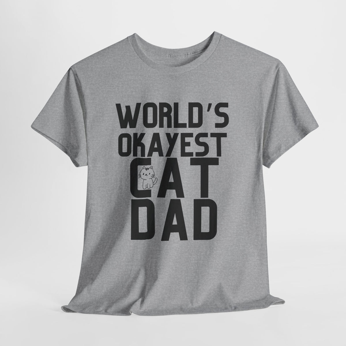 World's Okayest Cat Dad - Unisex T-shirt