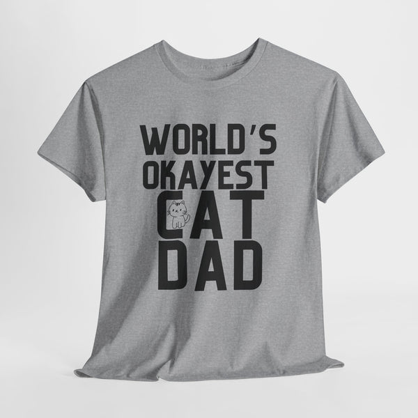 World's Okayest Cat Dad - Unisex T-shirt