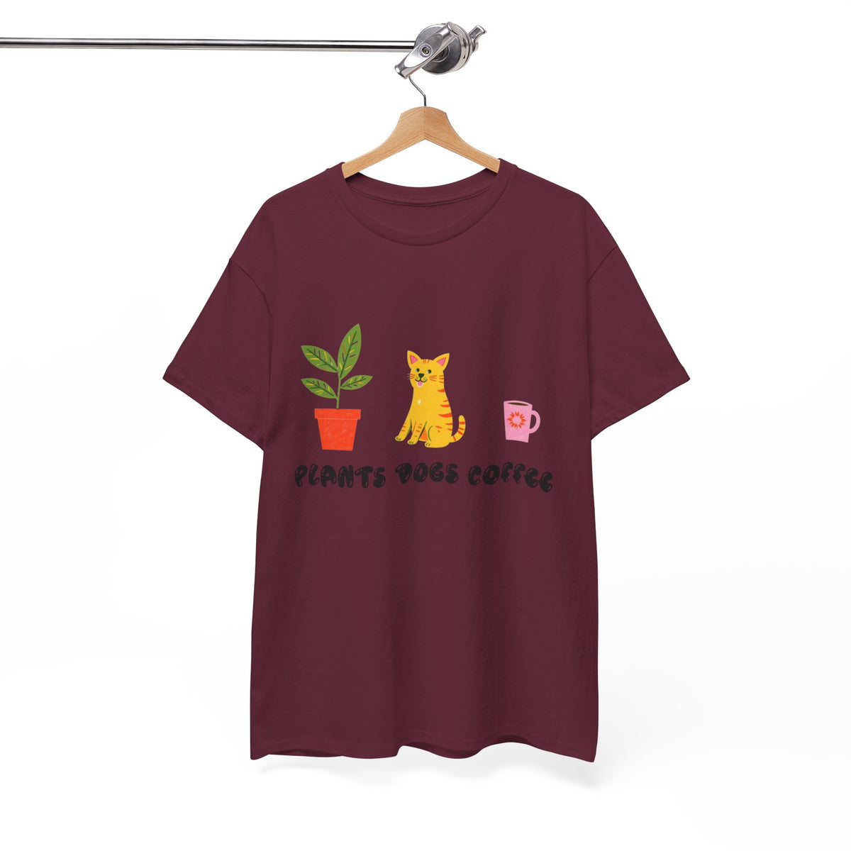 Plants Dogs Coffee Bubble |  Unisex T-shirt