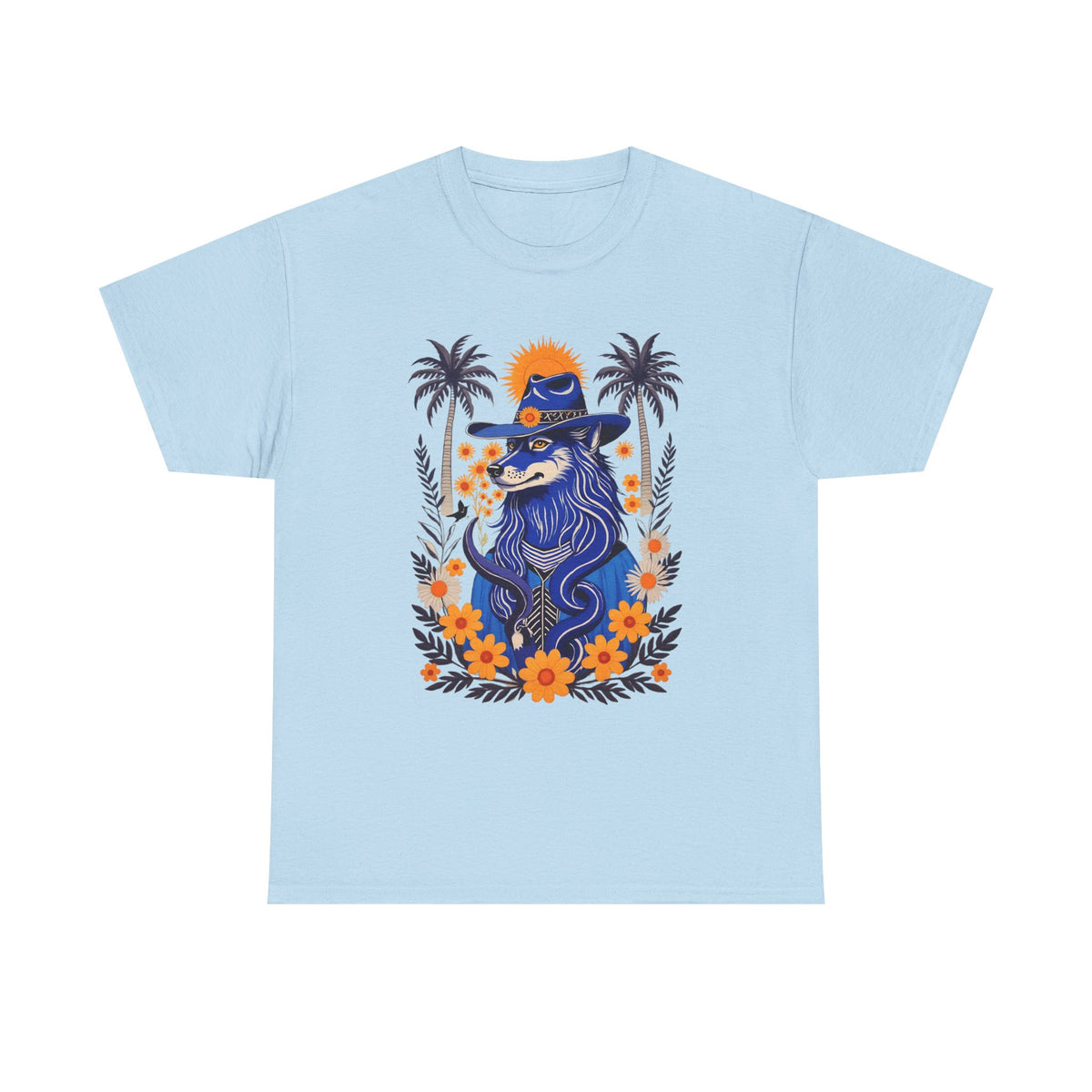 Husky French Vintage Print T-Shirt