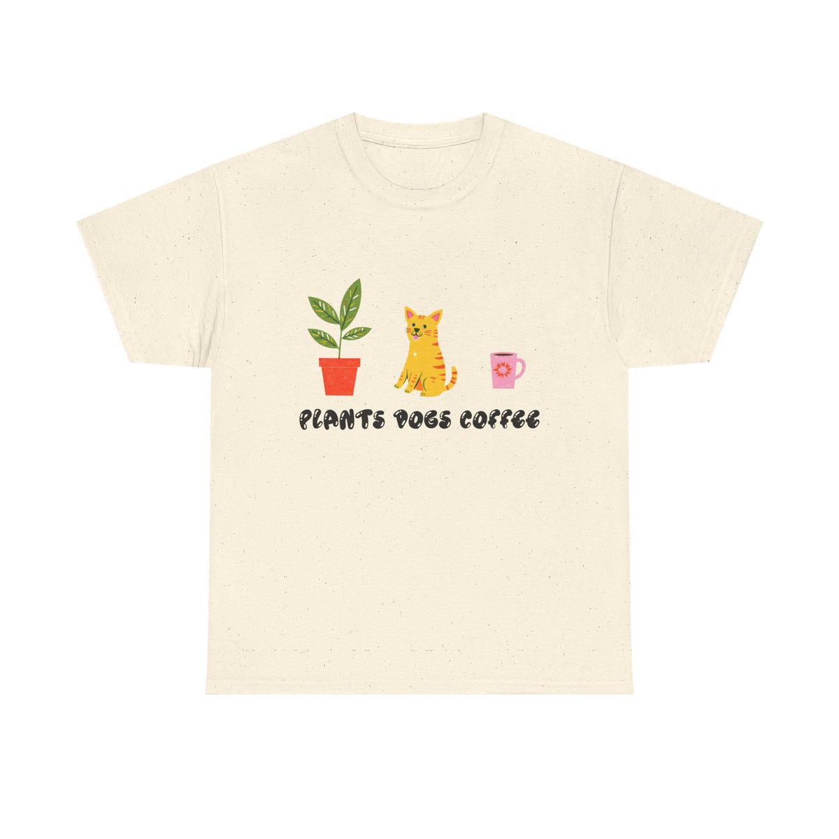Plants Dogs Coffee Bubble |  Unisex T-shirt
