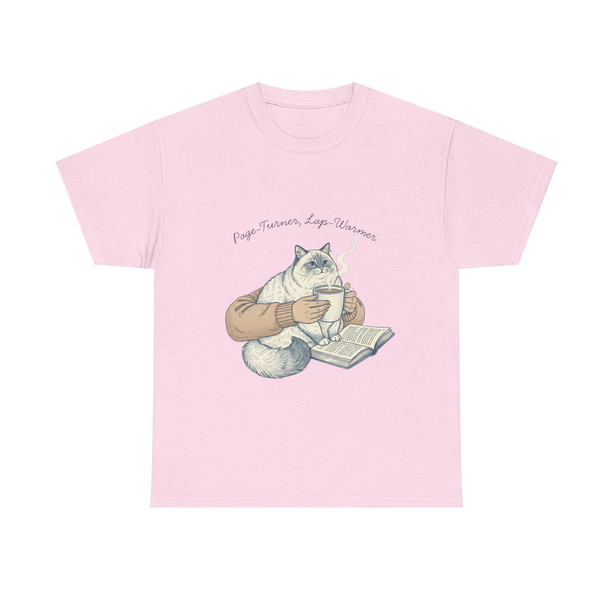 Page Turner, Lap Warmer Cat - Unisex T-shirt