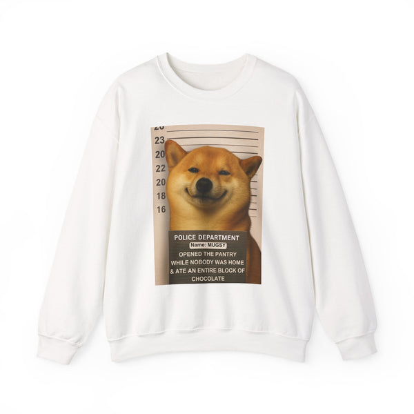 Pet Mugshot Custom Print - Unisex Crew Sweater