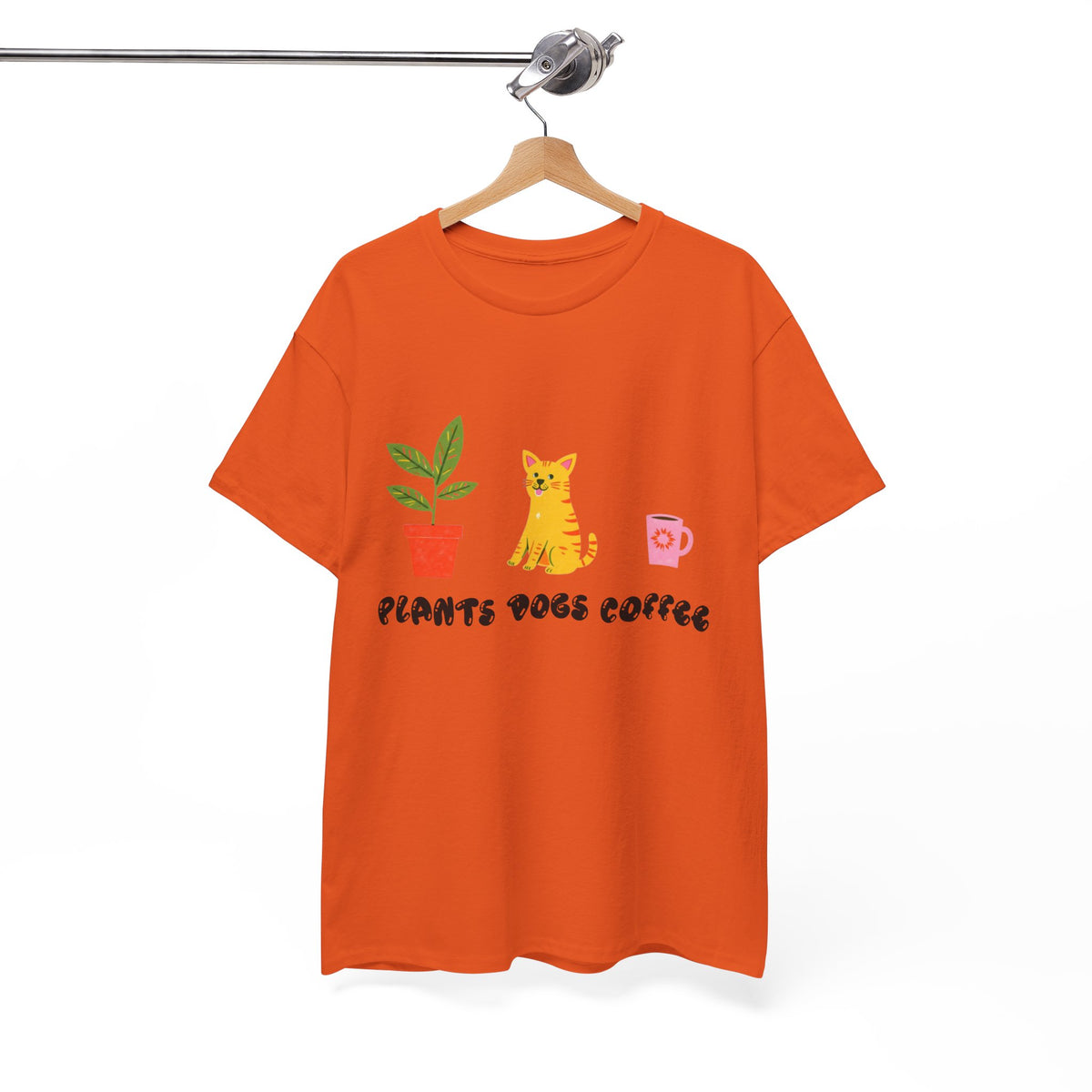 Plants Dogs Coffee Bubble |  Unisex T-shirt