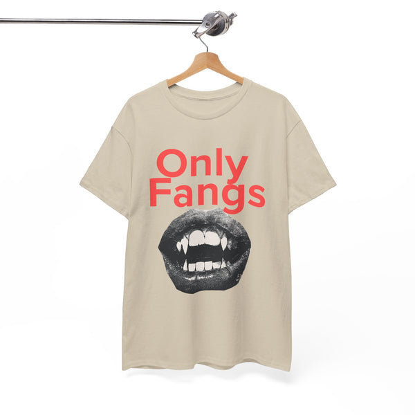 Only Fangs Grunge Vampire Mouth  - Unisex T-shirt