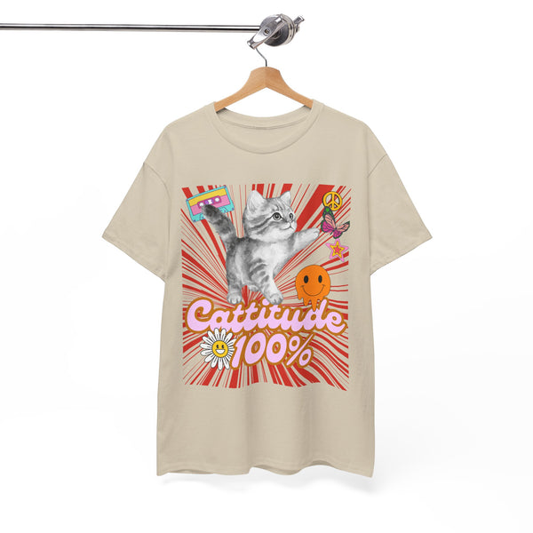 Cattitude 100% Y2K Edition - Cat Lovers - Unisex T-shirt