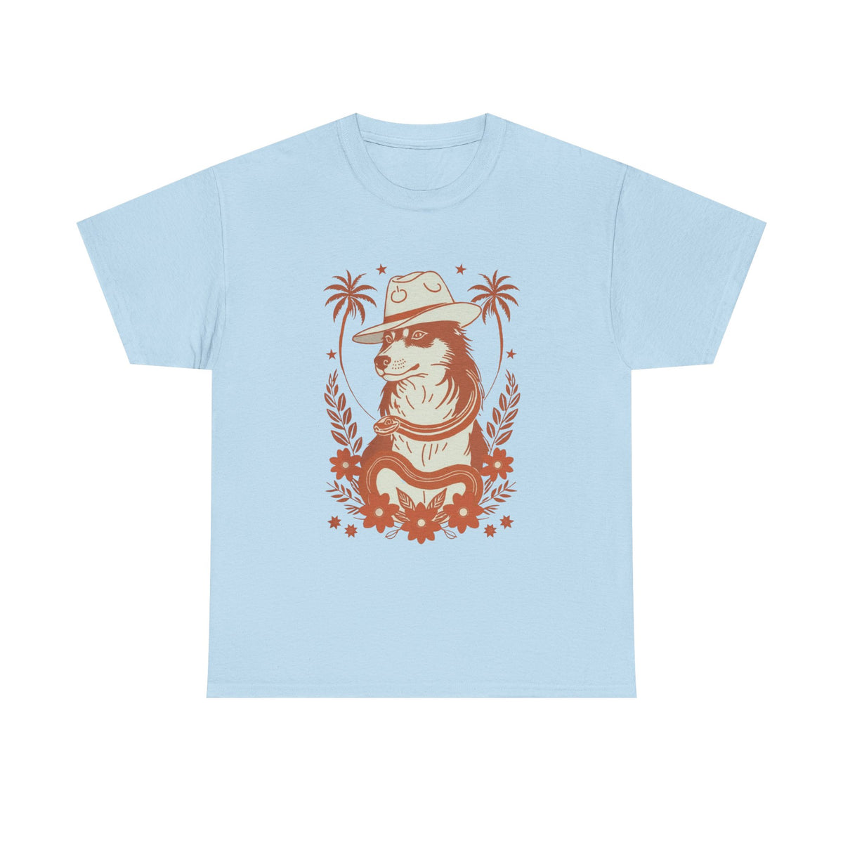 Husky Vintage Print Palms T-Shirt