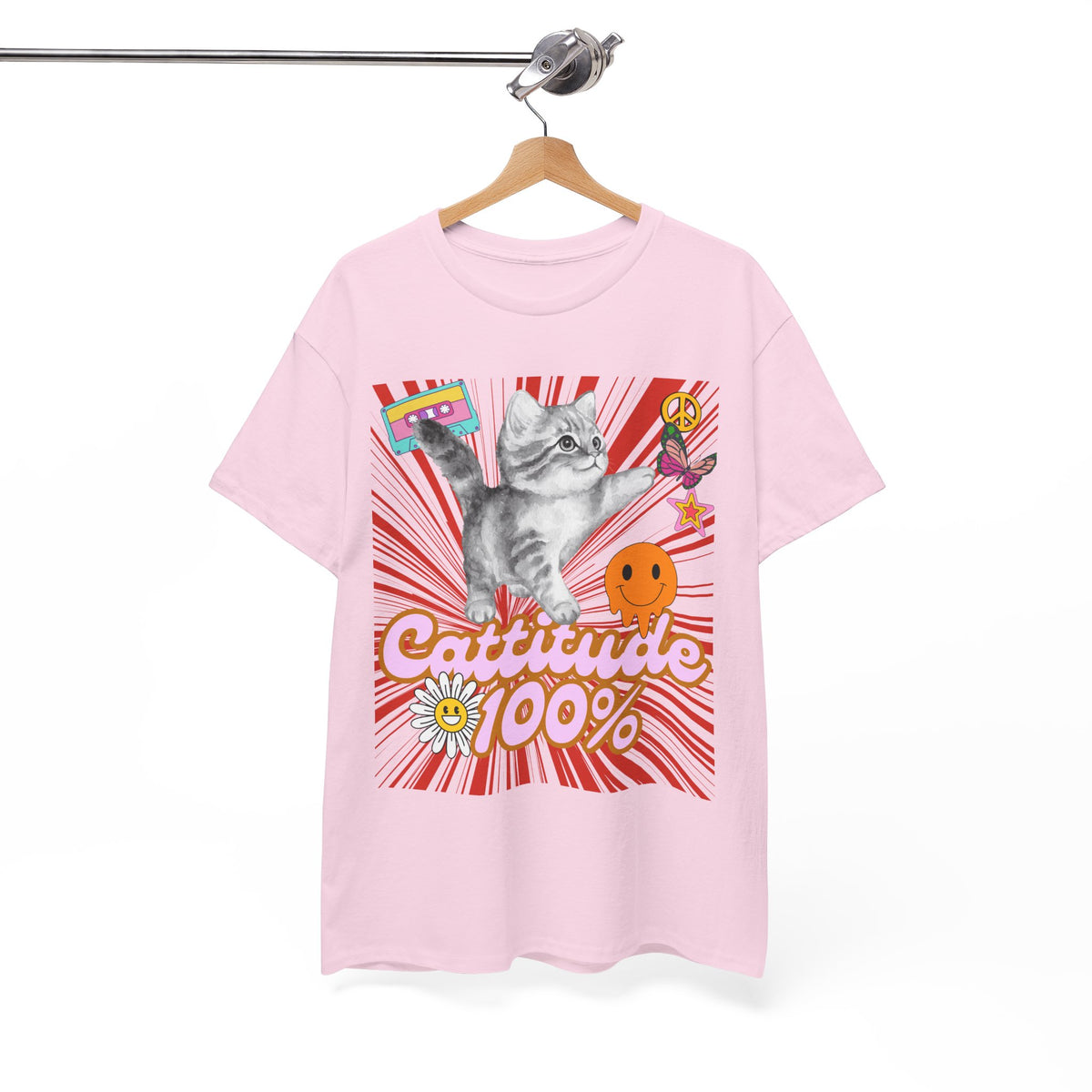 Cattitude 100% Y2K Edition - Cat Lovers - Unisex T-shirt