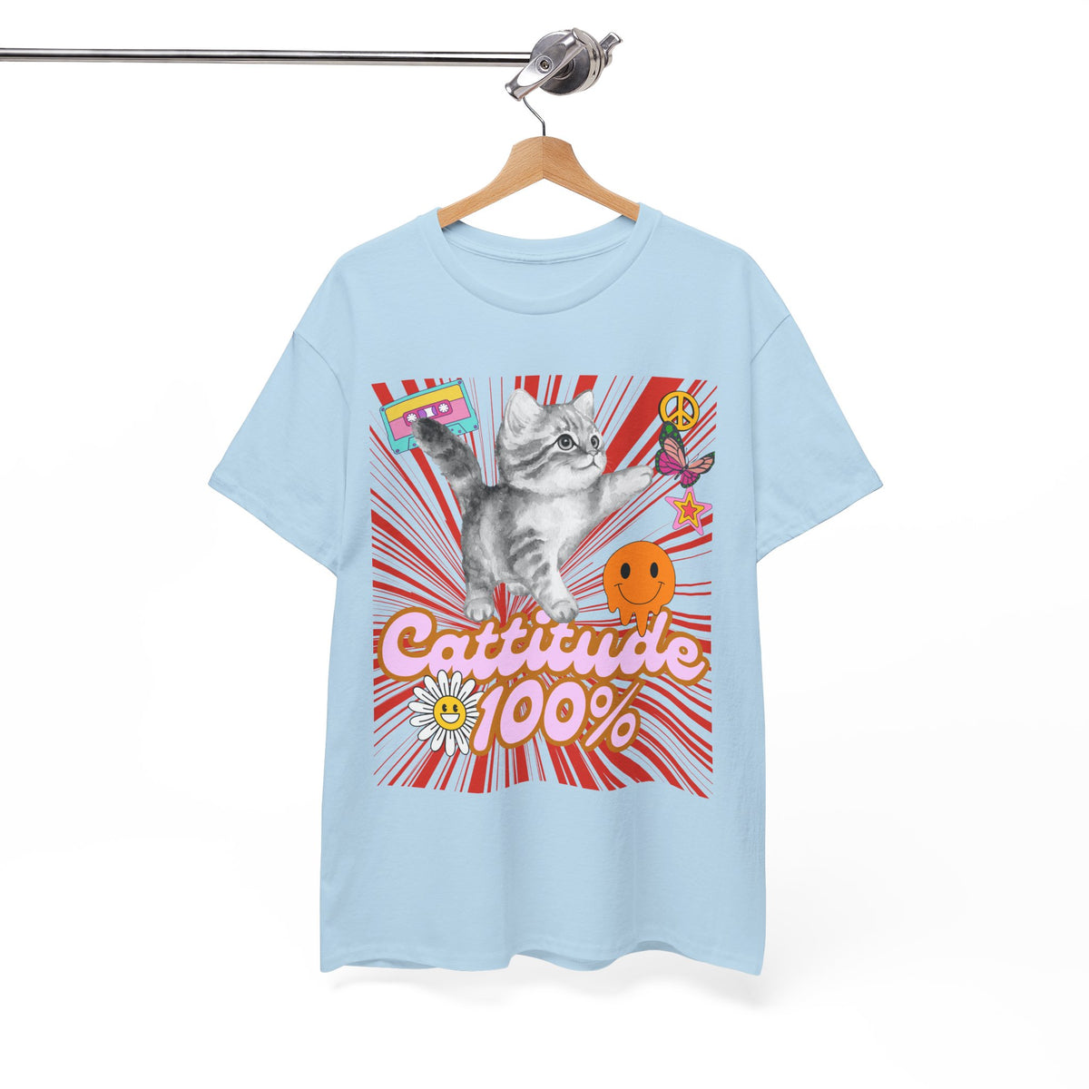 Cattitude 100% Y2K Edition - Cat Lovers - Unisex T-shirt