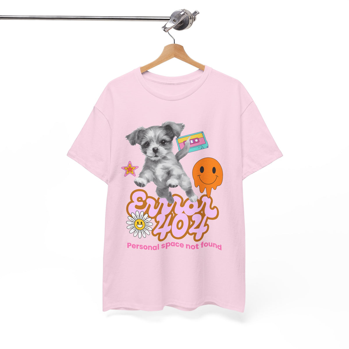 Error 404 Personal Space Not Found Dog - Unisex T-shirt