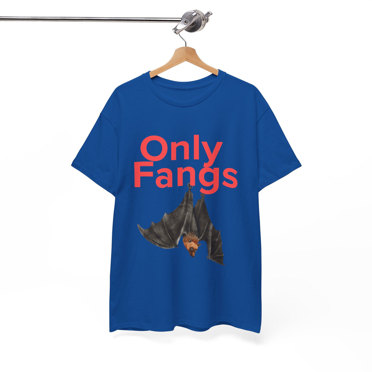 Only Fangs Hanging Bat  - Unisex T-shirt
