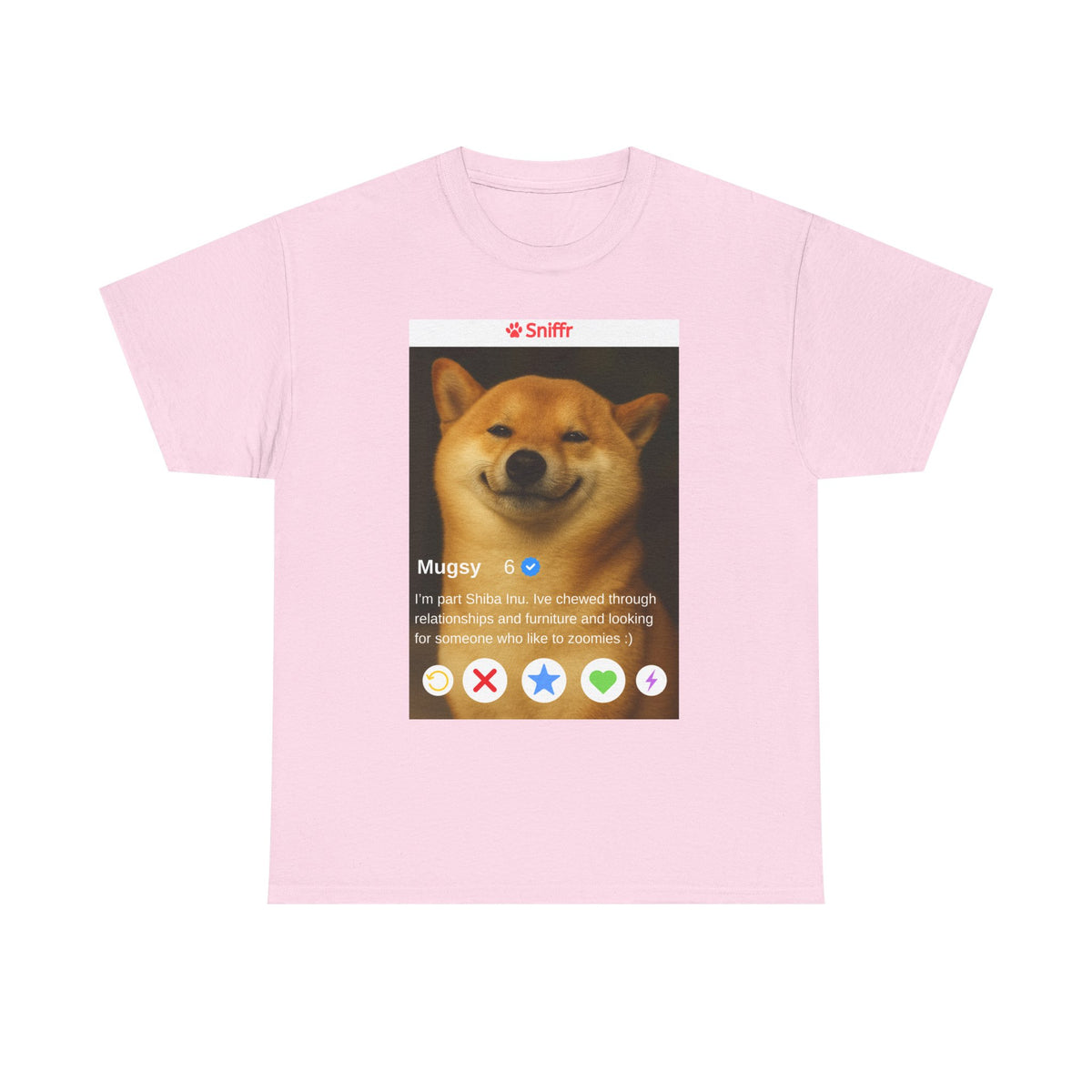 Fake Dating Bio for your Pet  - Custom Unisex Tee